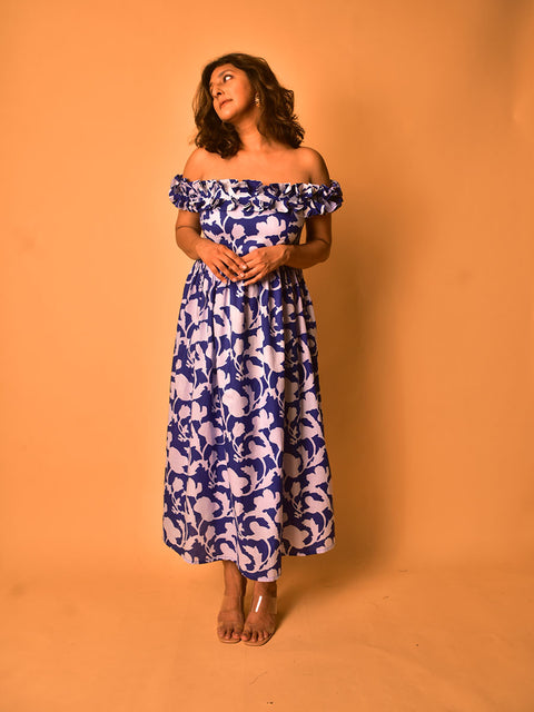 Lune Off-Shoulder Dress