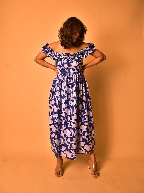 Lune Off-Shoulder Dress