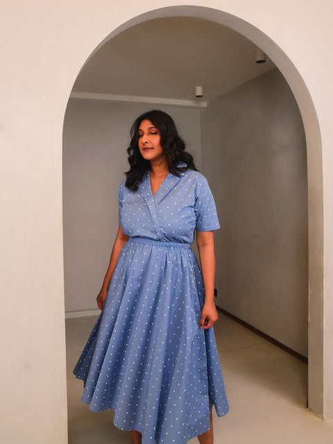 Polly Lapel Dress
