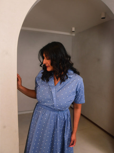 Polly Lapel Dress