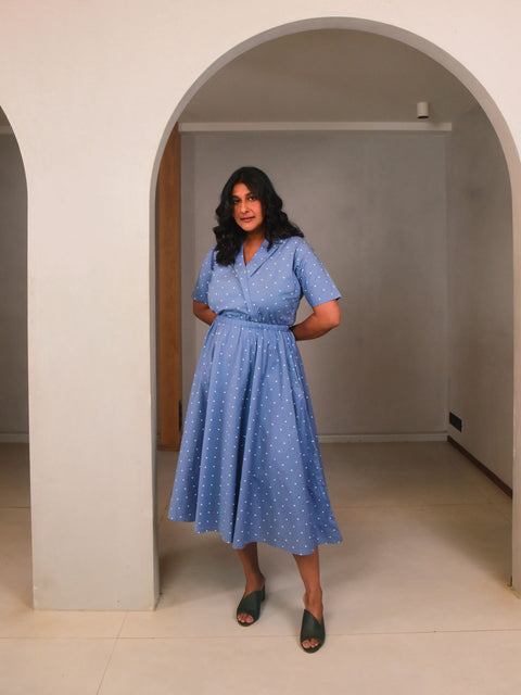 Polly Lapel Dress