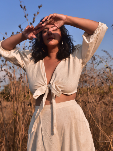 Amara Linen Top