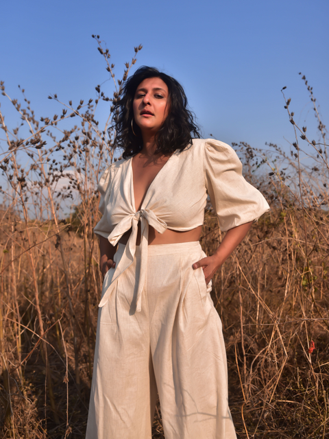 Amara Linen Top