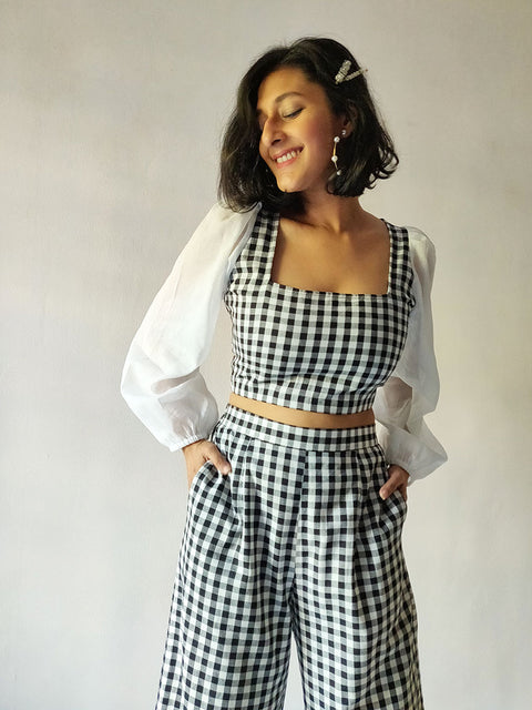 Checkered Top - WhySoBlue
