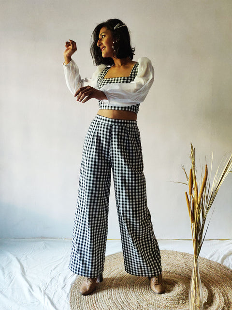 Checkered Top - WhySoBlue