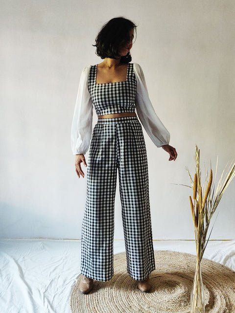Checkered Top - WhySoBlue